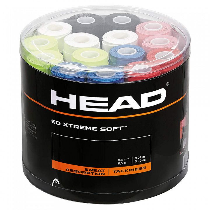 Head XtremeSoft Overgrip 60-Pack Mix